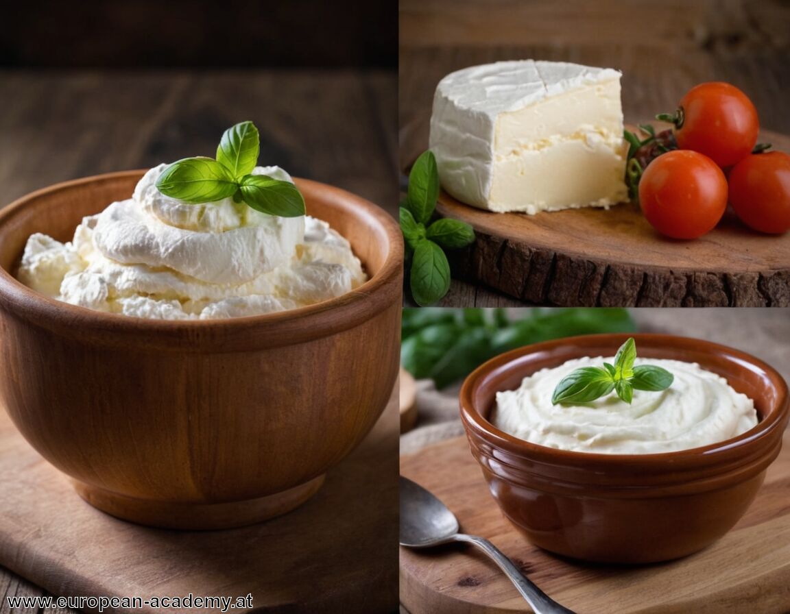 Herstellung: Ricotta durch Erhitzen, Mascarpone durch Säurezugabe   - Ricotta Mascarpone Unterschied » Käsevergleich im Check