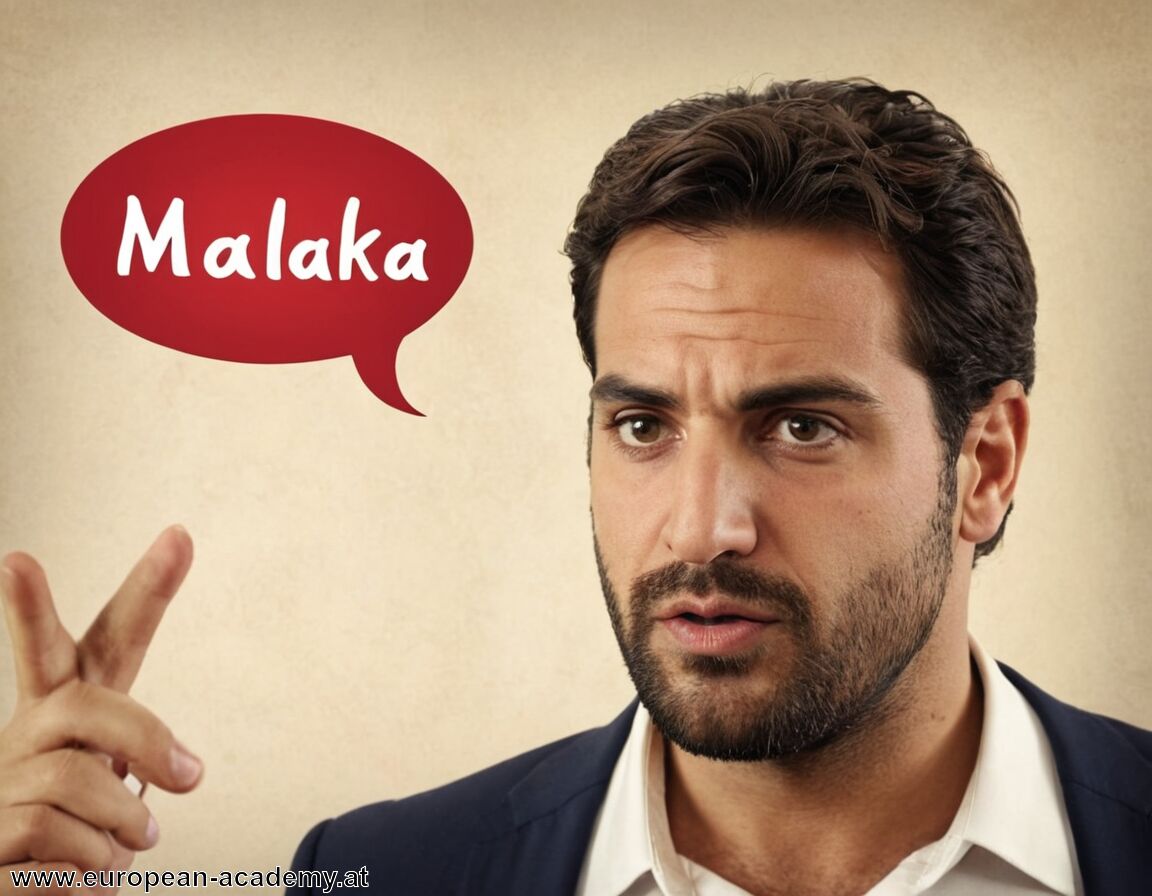 Kann humorvoll oder ernst gemeint sein   - Malaka Bedeutung » Das bedeutet das griechische Wort