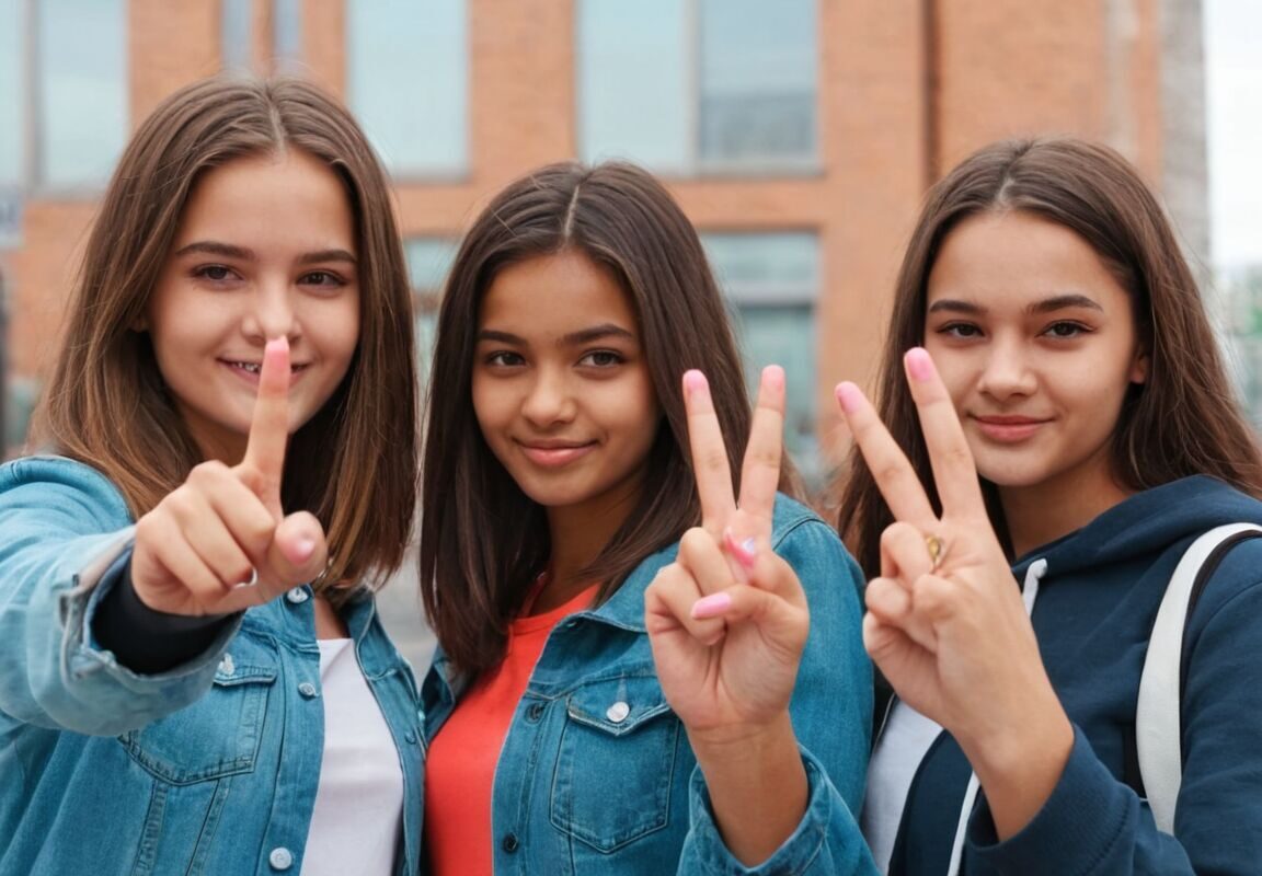 Drei Finger zeigen Bedeutung Jugendsprache » Was bedeutet das Zeichen