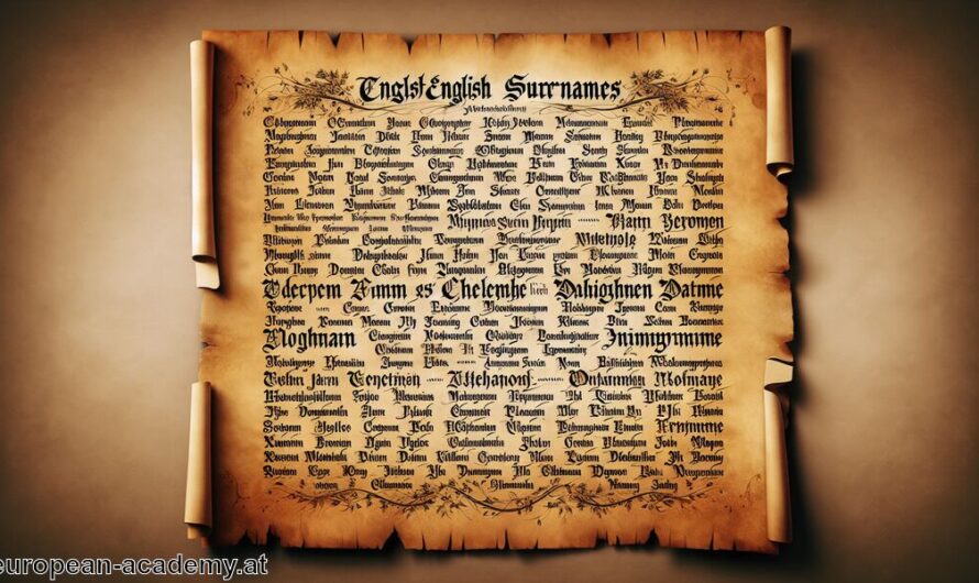 Englische Nachnamen: Herkunft, Liste und Bedeutung